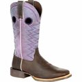 Durango Lady Rebel Pro  Women's Amethyst Western Boot, DARK EARTH/AMETHYST, M, Size 6.5 DRD0354